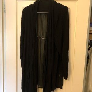 Torrid black knit cardigan size 2